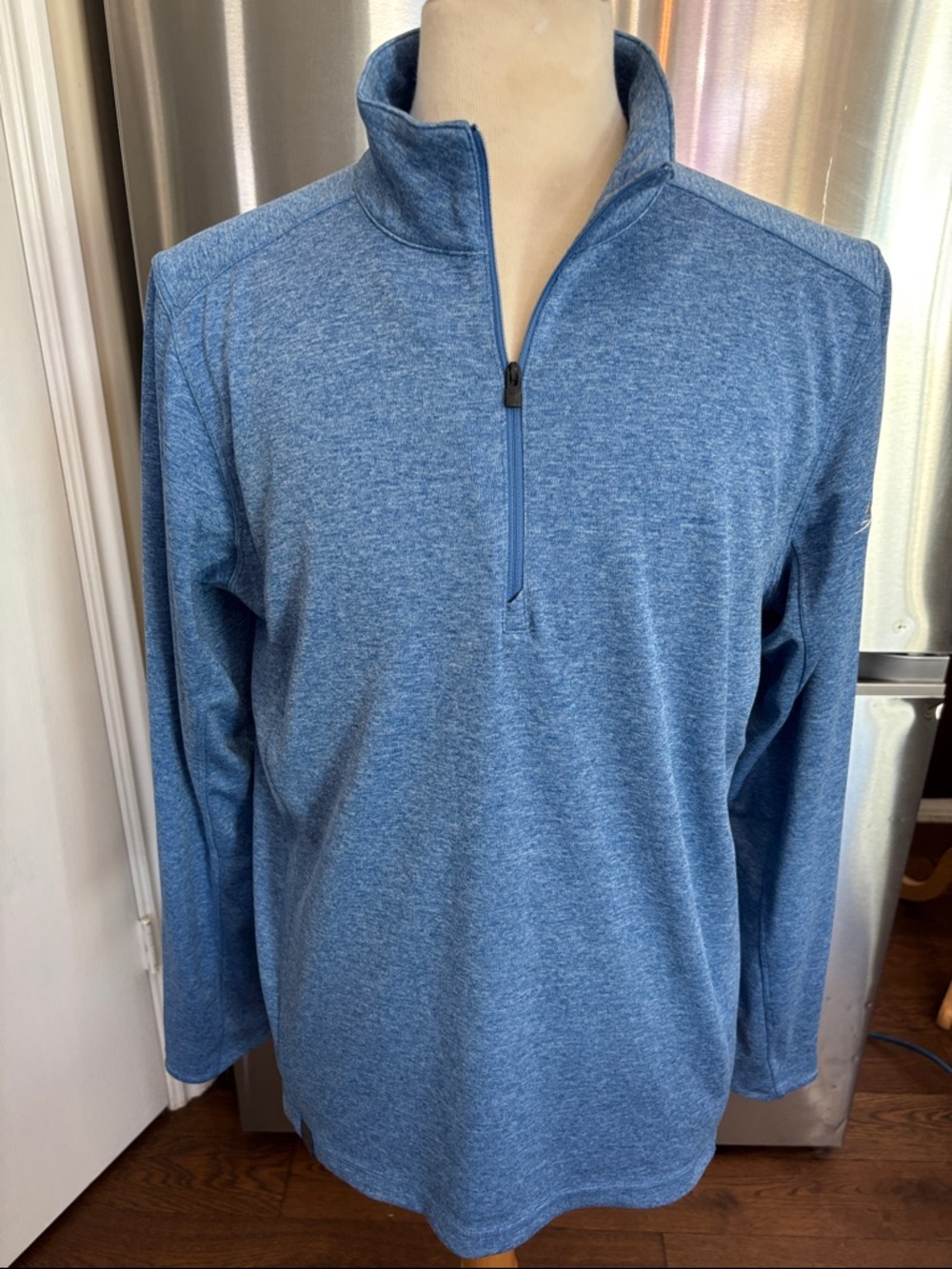 OGIO Light Heather Blue Performance Polo